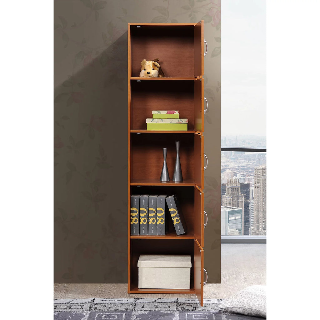 5-Shelf 5-Door Bookcase K344