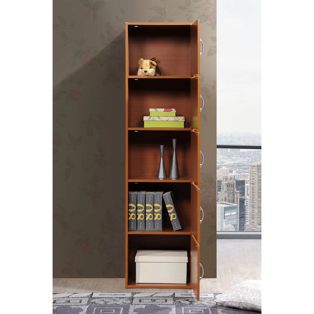 5-Shelf 5-Door Bookcase K344