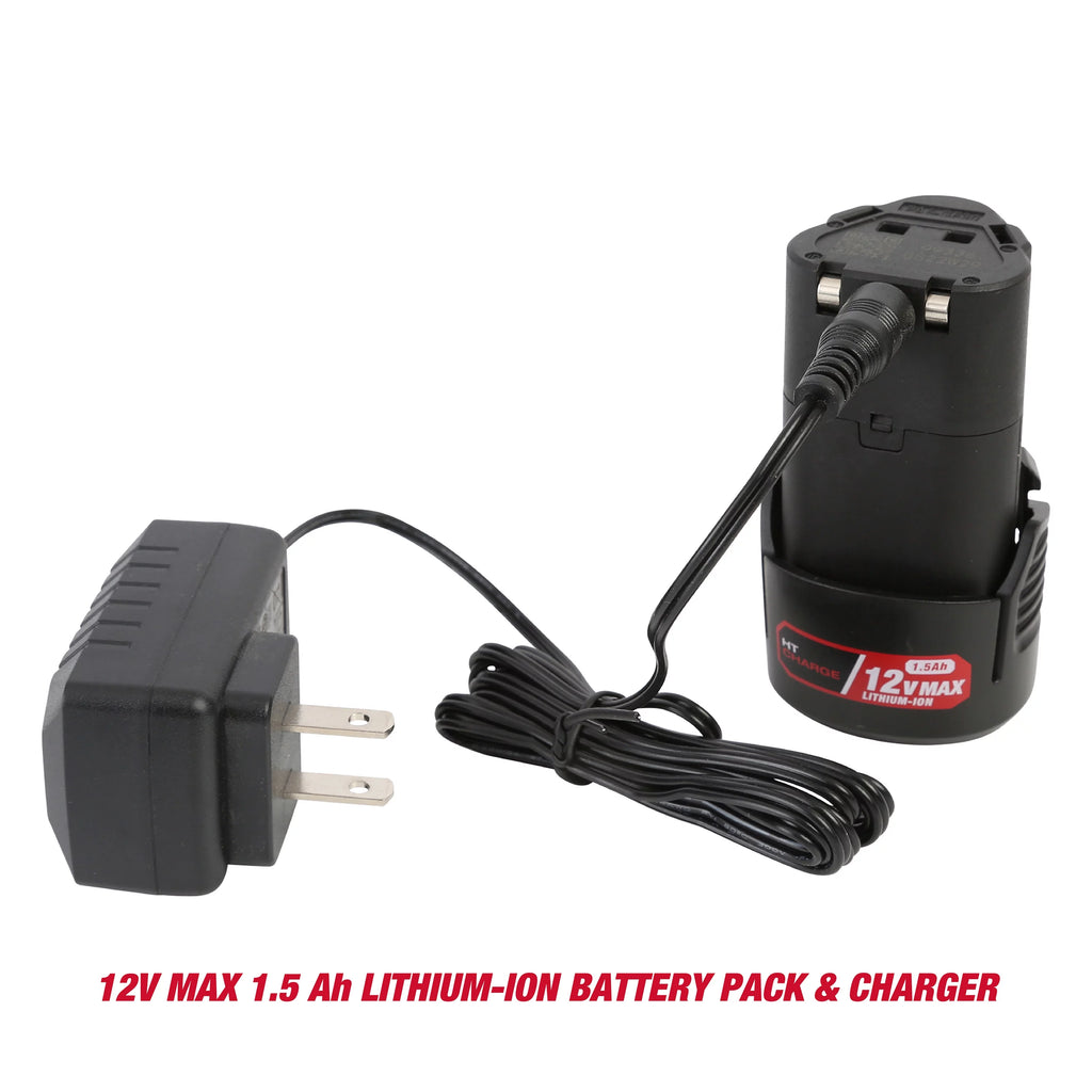 12V Max Lithium-Ion 3-in-1 Multi-Head Power Drill Set with Battery and Charger I716
