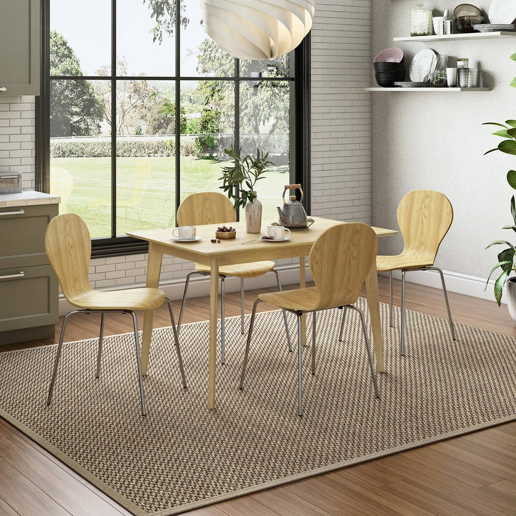 Red Armless Dining Chair (Set of 4) D924