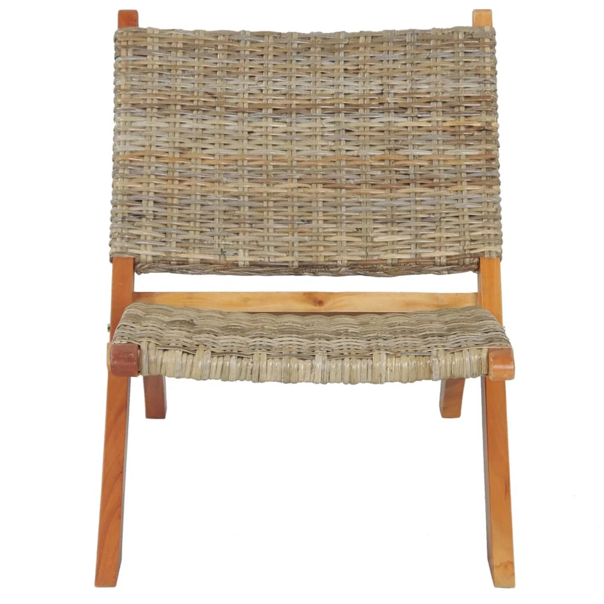 Kubu Rattan Mahogany Wood Frame Chair Q82374
