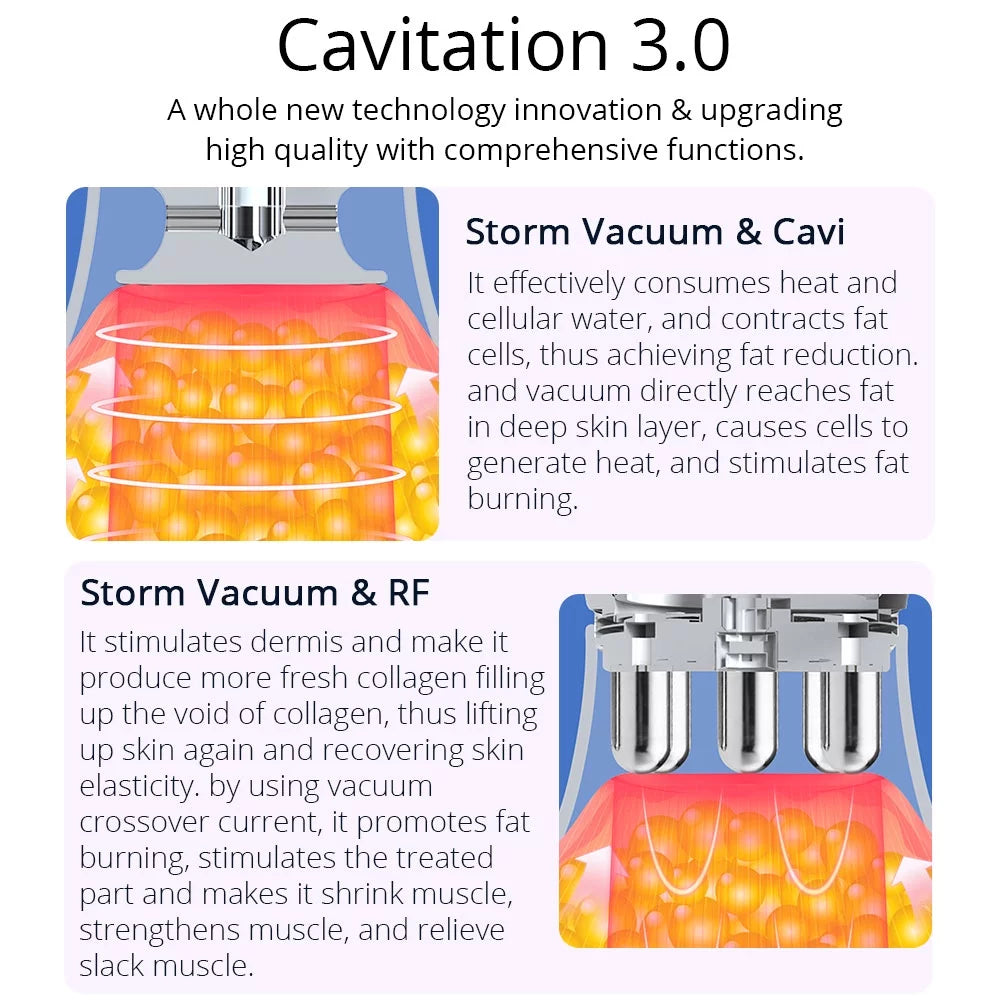 40K Cavitation RF Vacuum Photon Skin Care Machine J449472