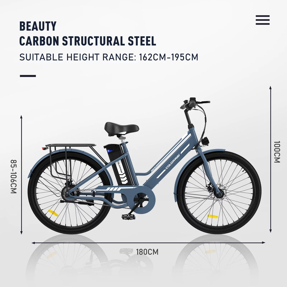 500W 36V 12AH Electric Bike E548068