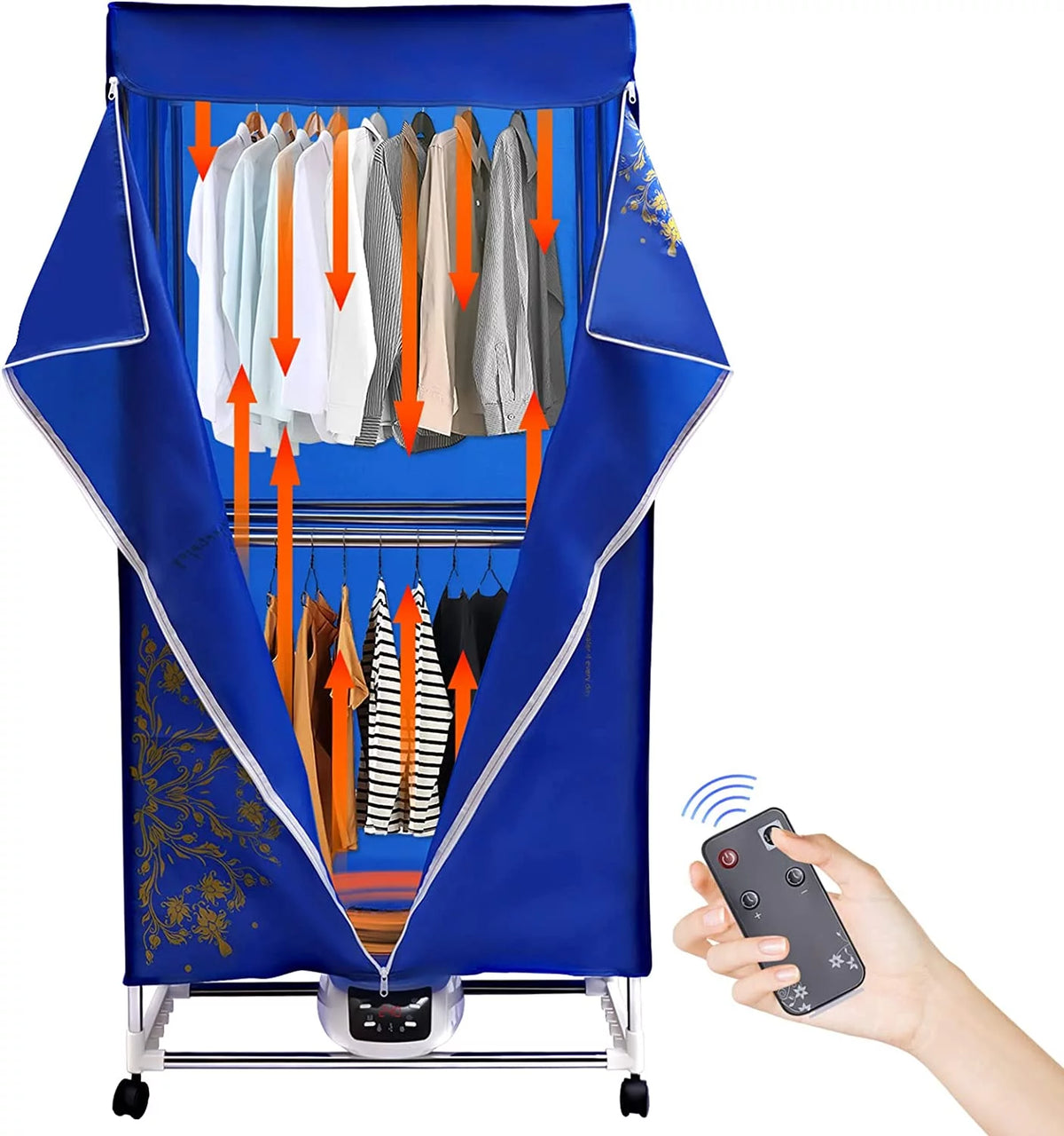 Portable Clothes Dryer with Temperature Controller Q273504