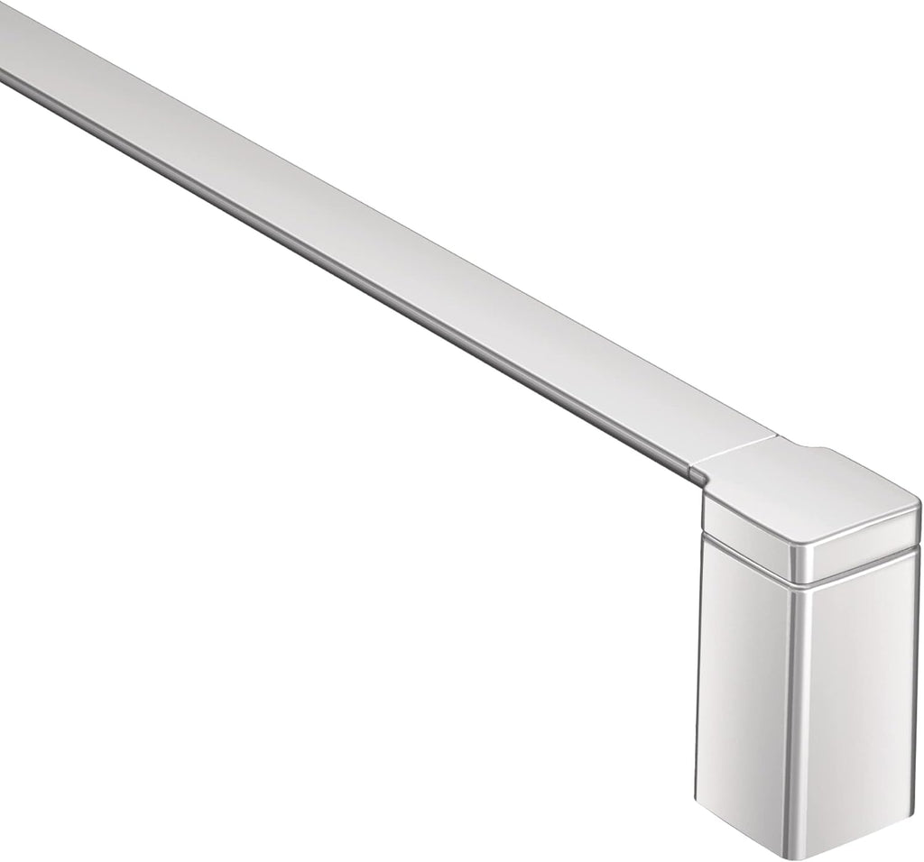 Chrome 18-Inch Single Bathroom Towel Bar Pack of 2 C3180