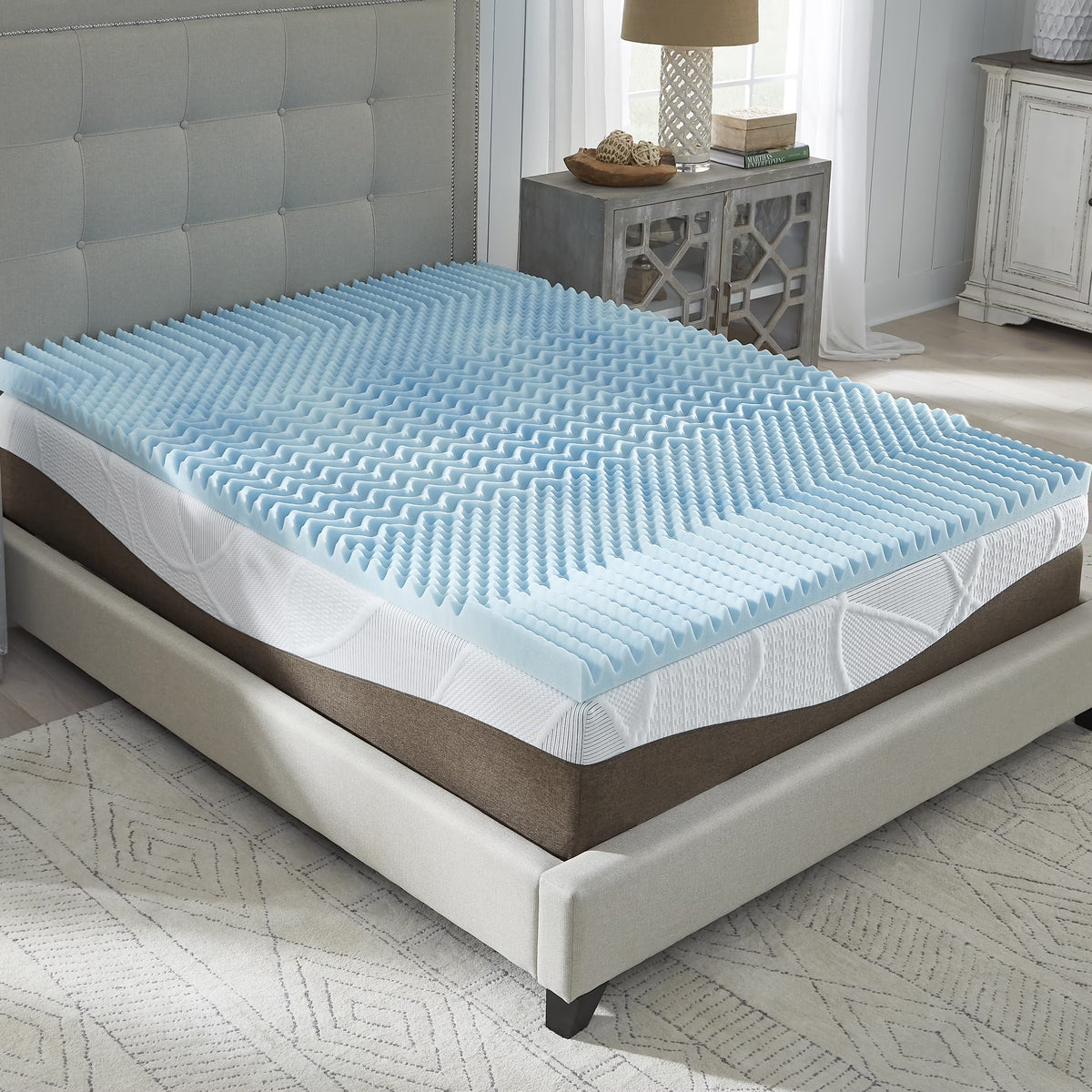 2.5" Gel Memory Foam Topper, Twin A174622