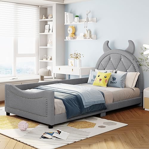 Queen Size Murphy Bed with Storage Drawer and Charging Station D726