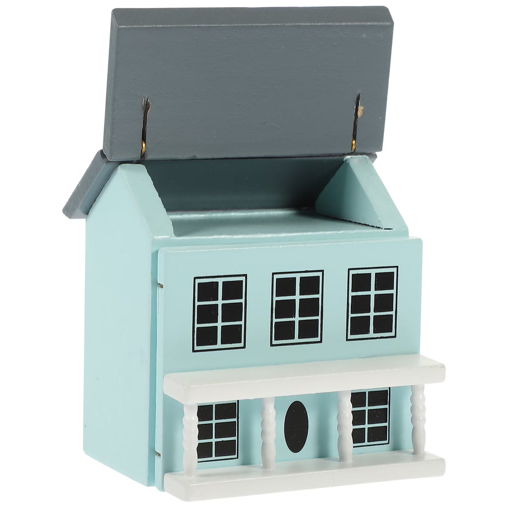 Miniature Wooden Doll House Villa S183