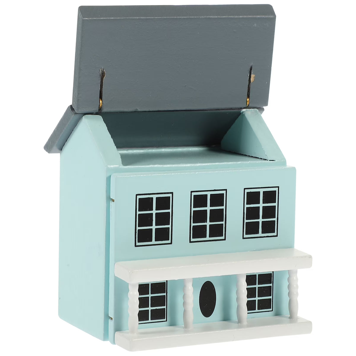 Miniature Wooden Doll House Villa S183