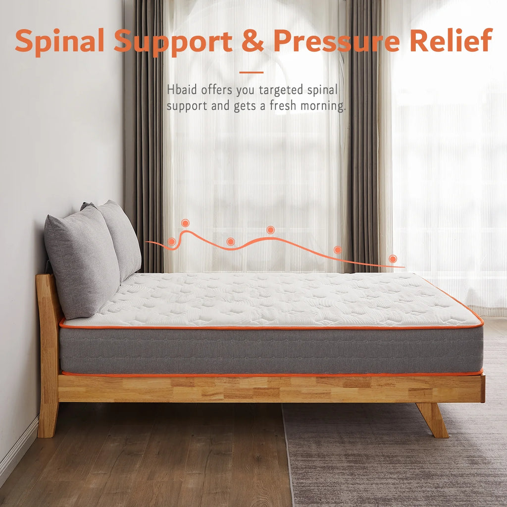 10 Inch Gel Memory Foam Innerspring Hybrid Twin Mattress E8220