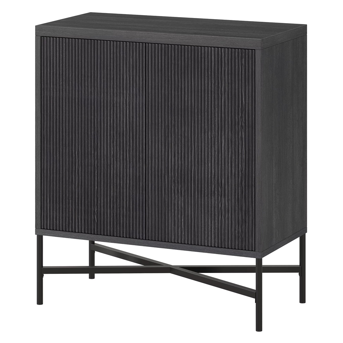 Charcoal Gray Accent Cabinet Z8616