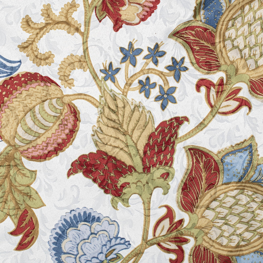Multicolor Jacquard Pinch Pleat Curtain Panels P3496