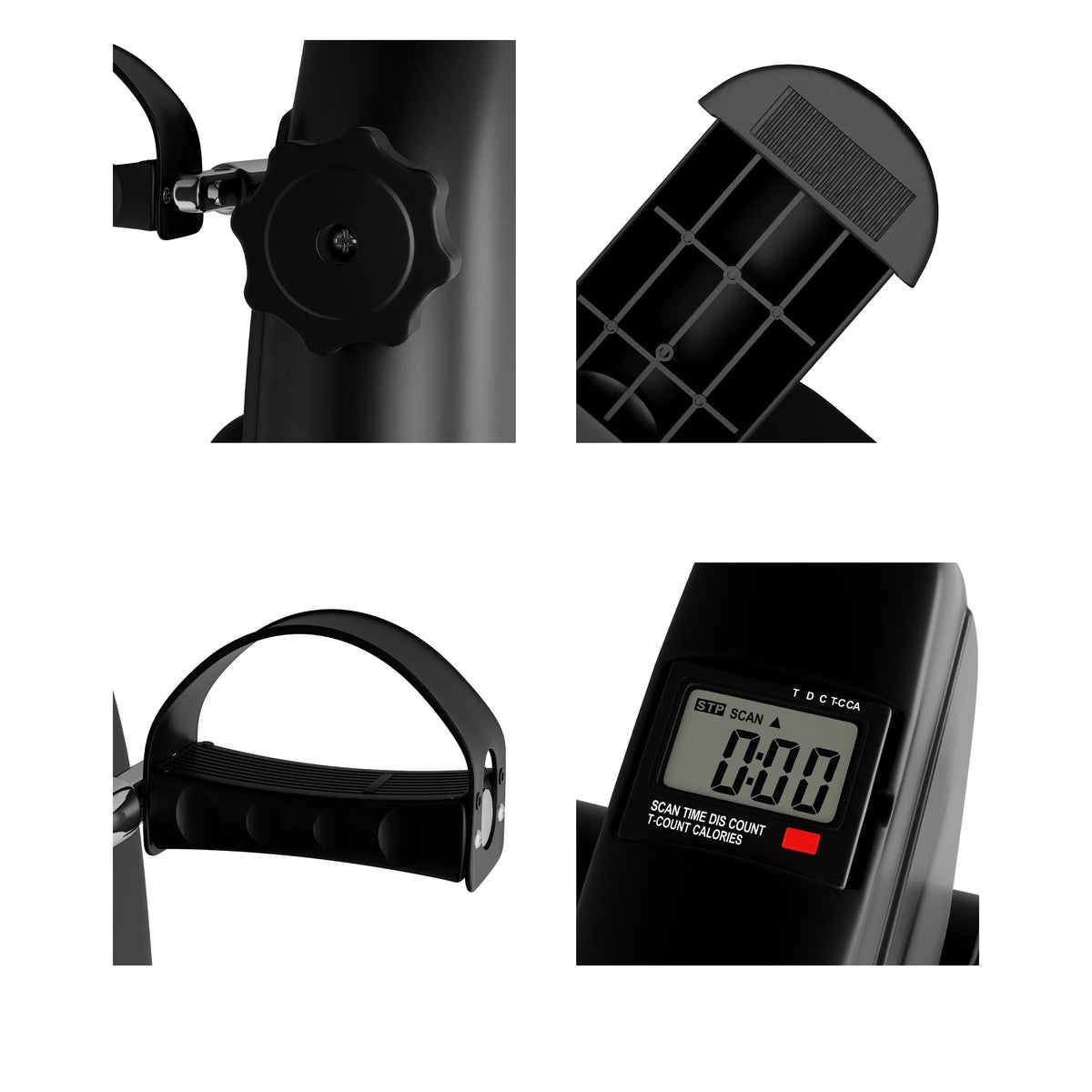 Under Desk Bike and Pedal Exerciser with Calorie Counter J318