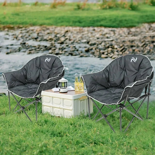 Oversized Folding Camping Chair with Cup Holder & Carry Bag G6136