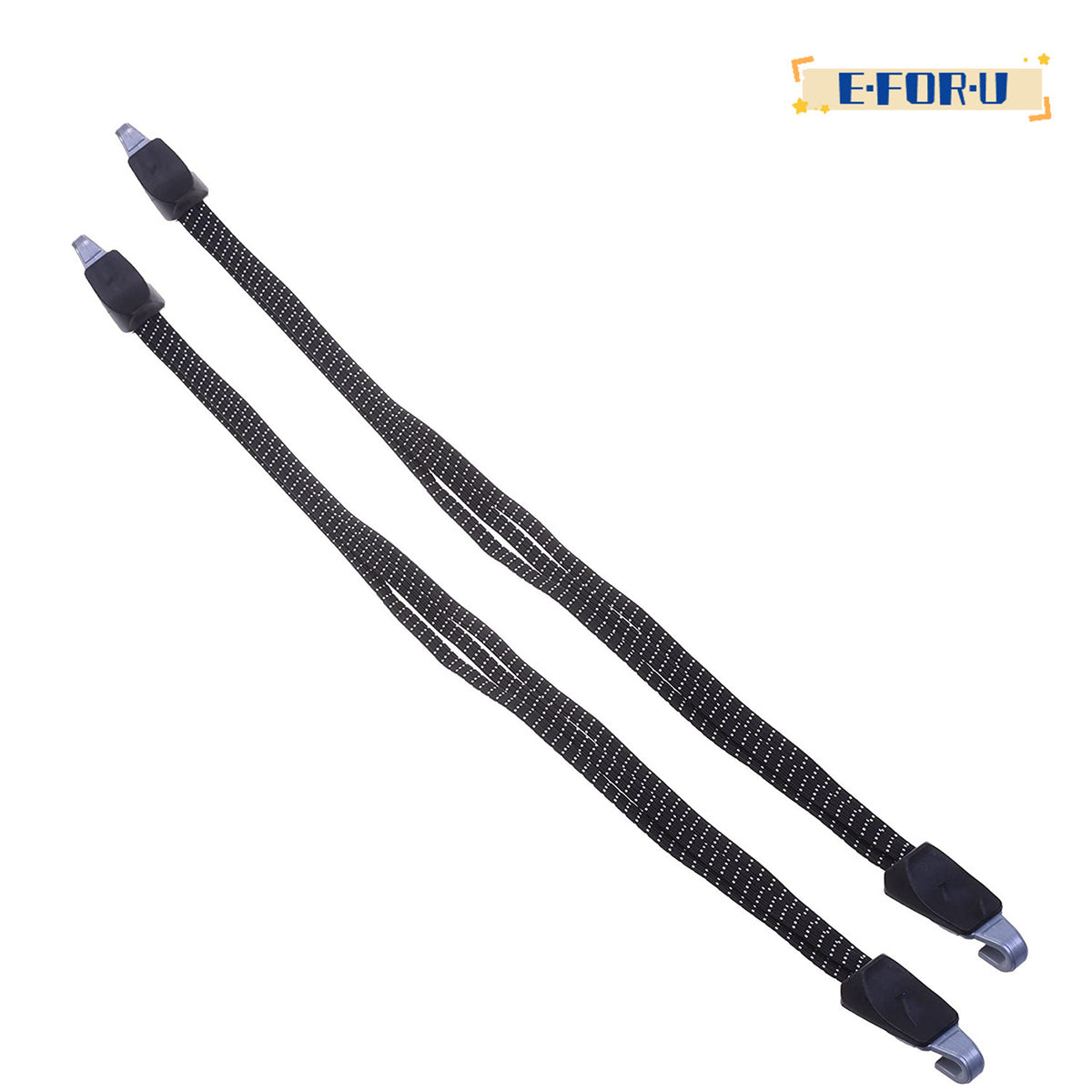 2 Pcs Elastic Motorcycle Bike Luggage Strap N4533
