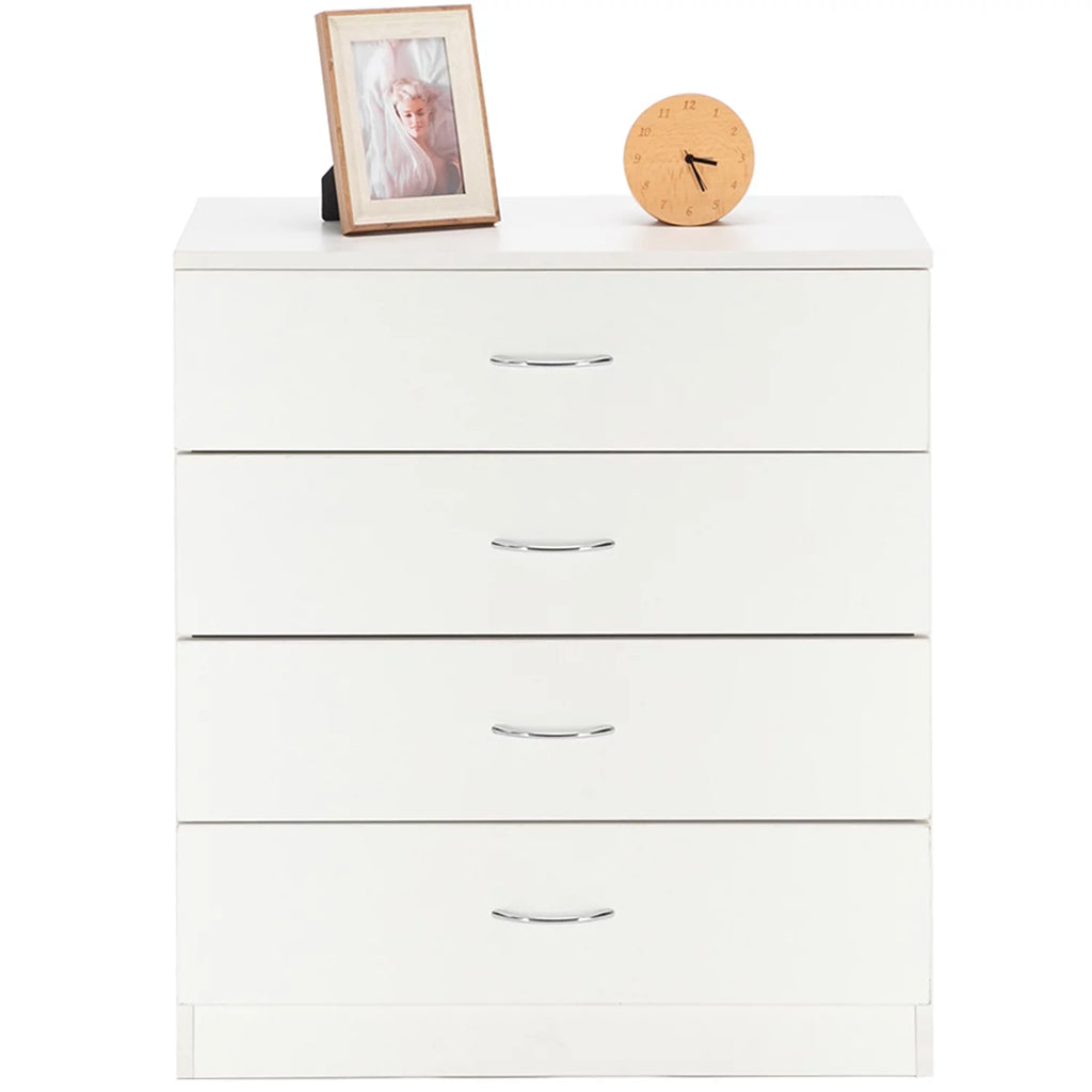 White 4 Drawer Dresser J34506