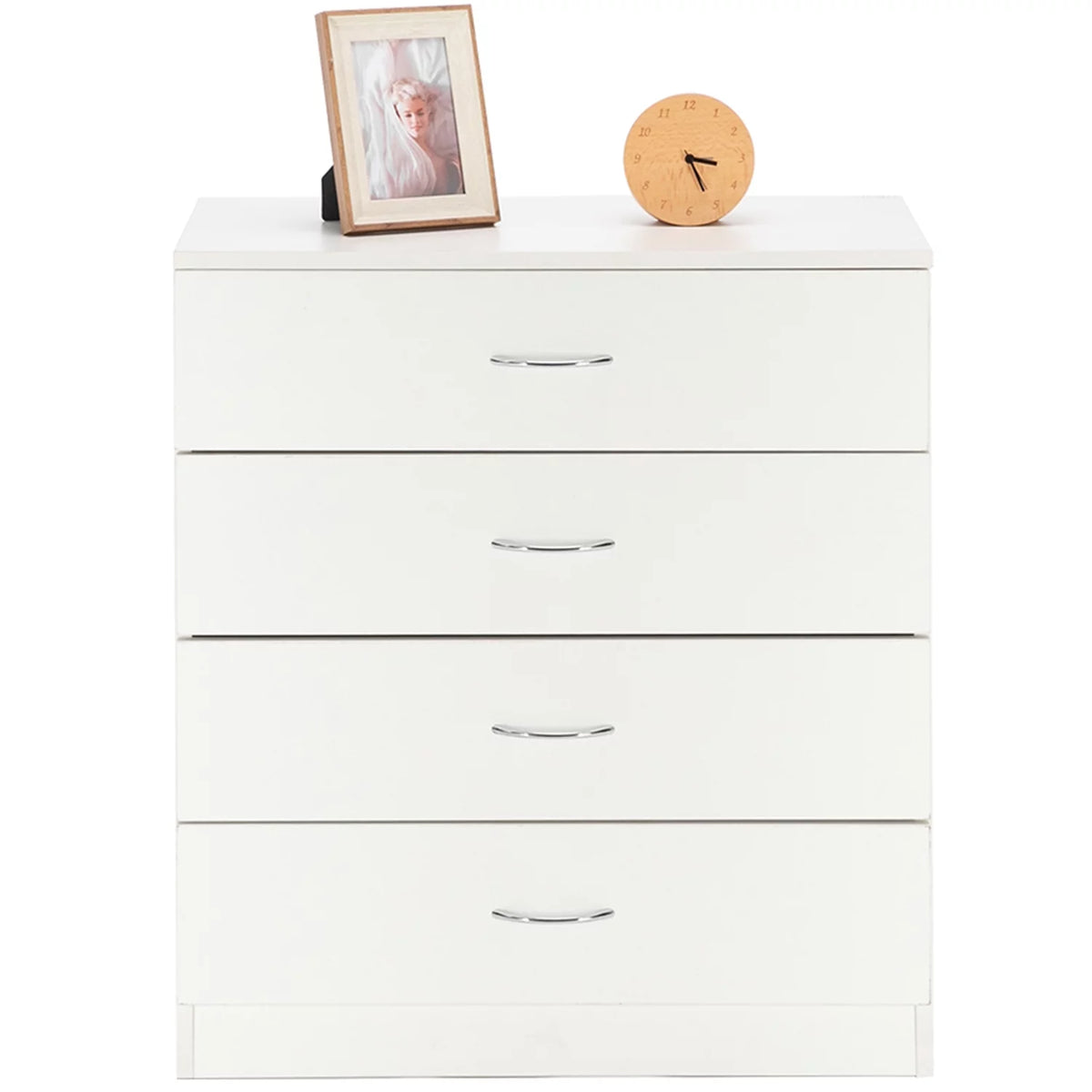 White 4 Drawer Dresser J34506