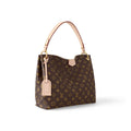Quilted Tote Bag with Small Hanging Bag L81493