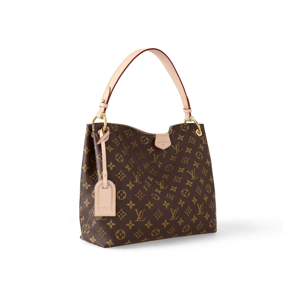 Quilted Tote Bag with Small Hanging Bag L81493