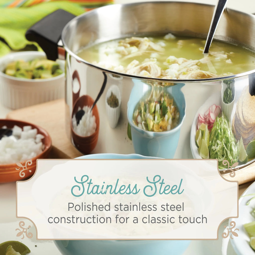 Stainless Steel Saucepot with Lid and Steamer, 3-Quart K896