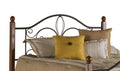 Textured Black Wood Twin Headboard W5224