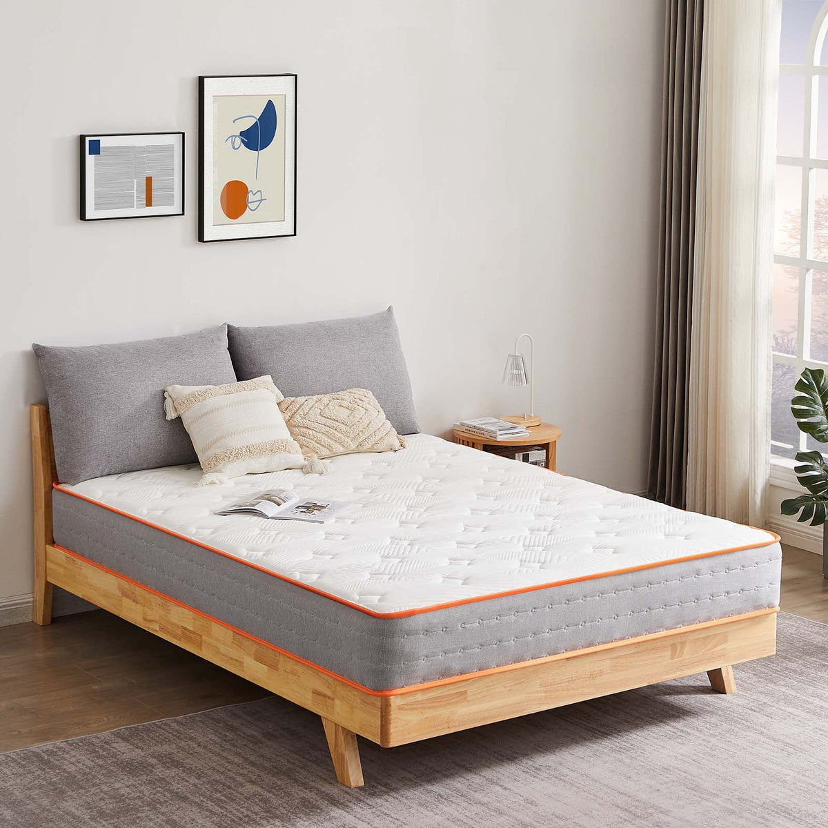 10 Inch Gel Memory Foam Innerspring Hybrid Twin Mattress E8220