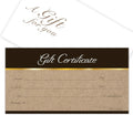 Blank Gift Certificates 25 Set with Matching Envelopes S562