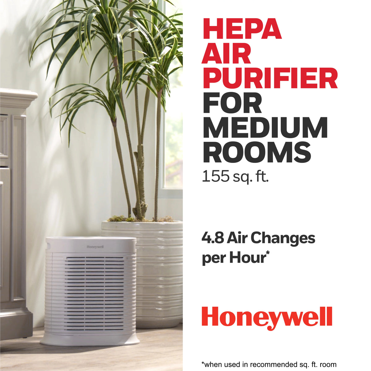 Air Purifier HEPA Filter 155 sq ft H178987