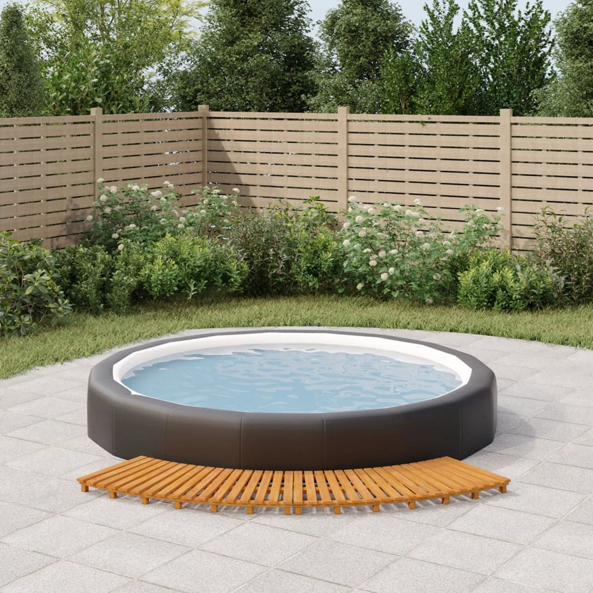 Black Poly Rattan Spa Benches with Cushions 2 pcs Z604281