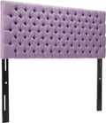 Fully Upholstered Light Purple Queen Full Headboard D225