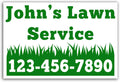 18"x12" Single Sided Glossy Yard Signs (100) Pack of 2 P1537