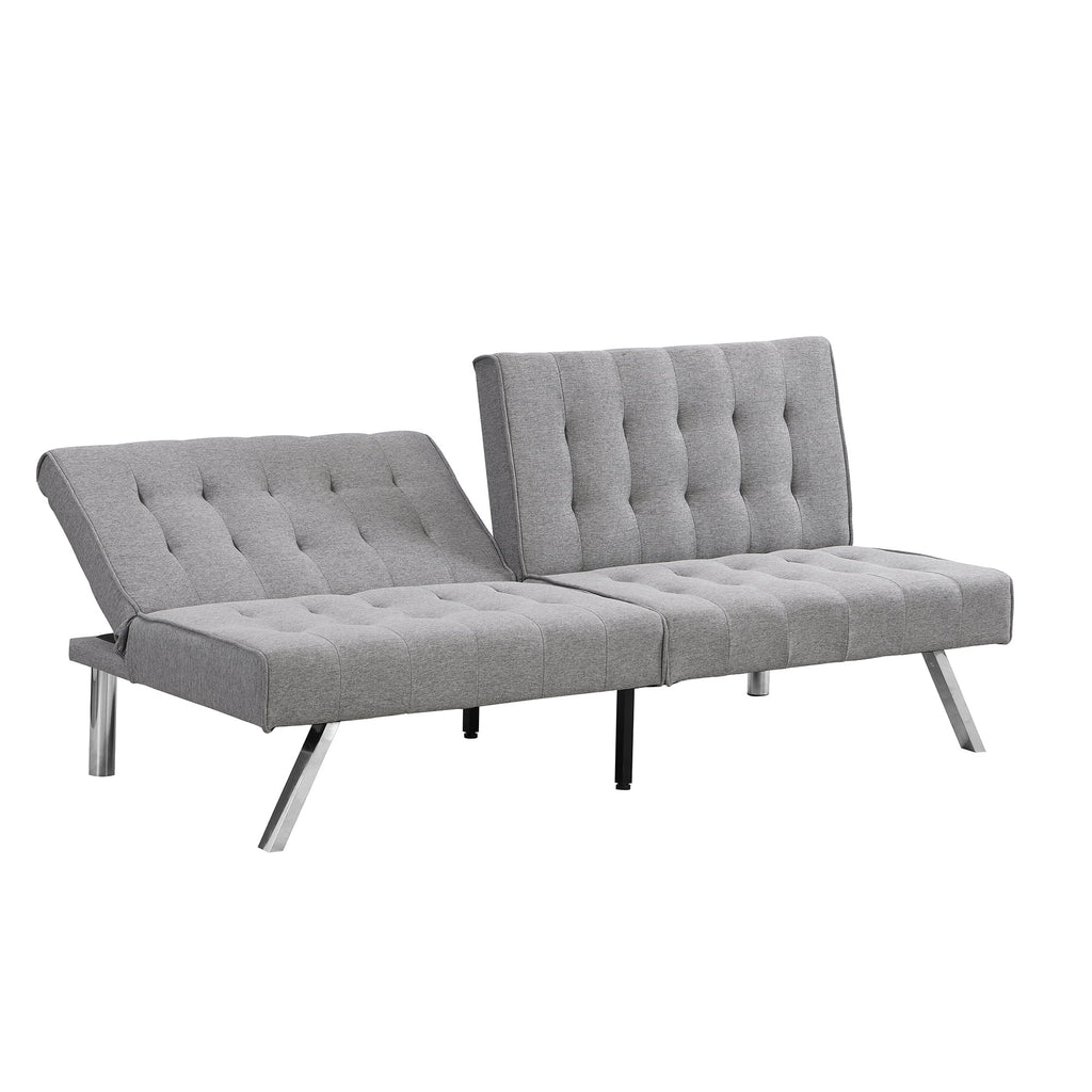 Gray Fabric Sofa Bed F77540