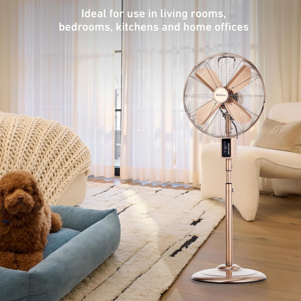 16" Digital Oscillating Metal Stand Fan A27891