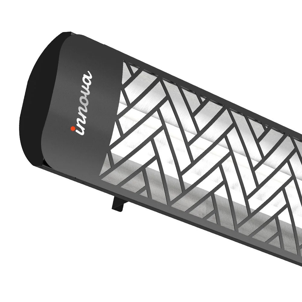 4000 Watt Electric Infrared Dual Element Heater Black Finish J336554