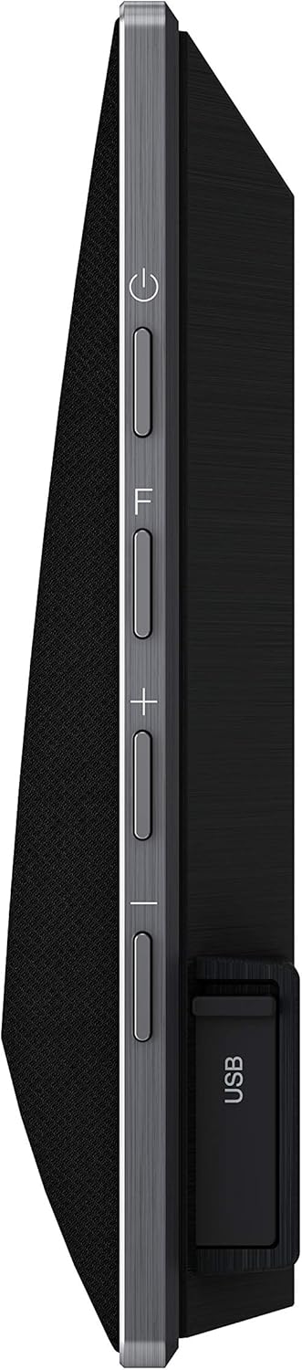 Black 3.1 ch Sound Bar with Wireless Subwoofer D1632