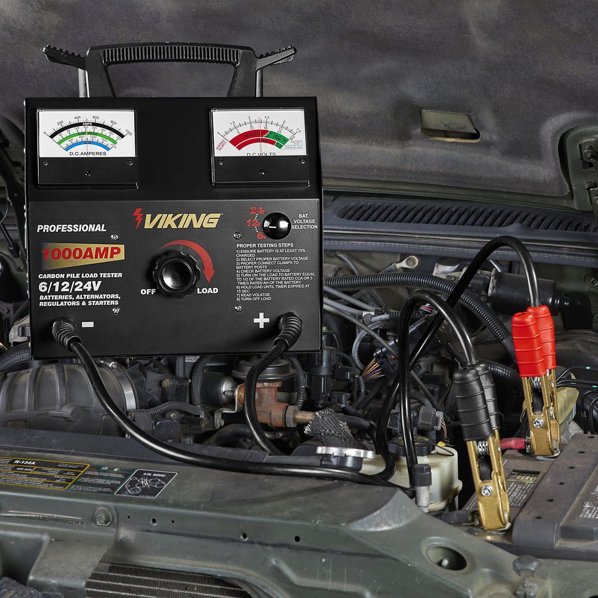 1000 Amp 6/12/24V Battery and System Load Tester S133