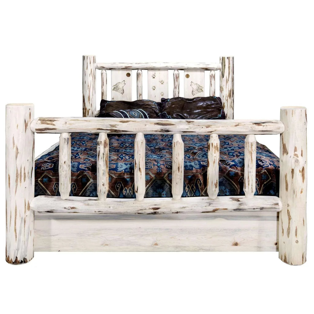 Wood Twin Storage Bed S9143