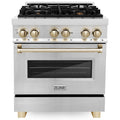 30 4.0 cu. ft. Dual Fuel Range Stainless Steel F253