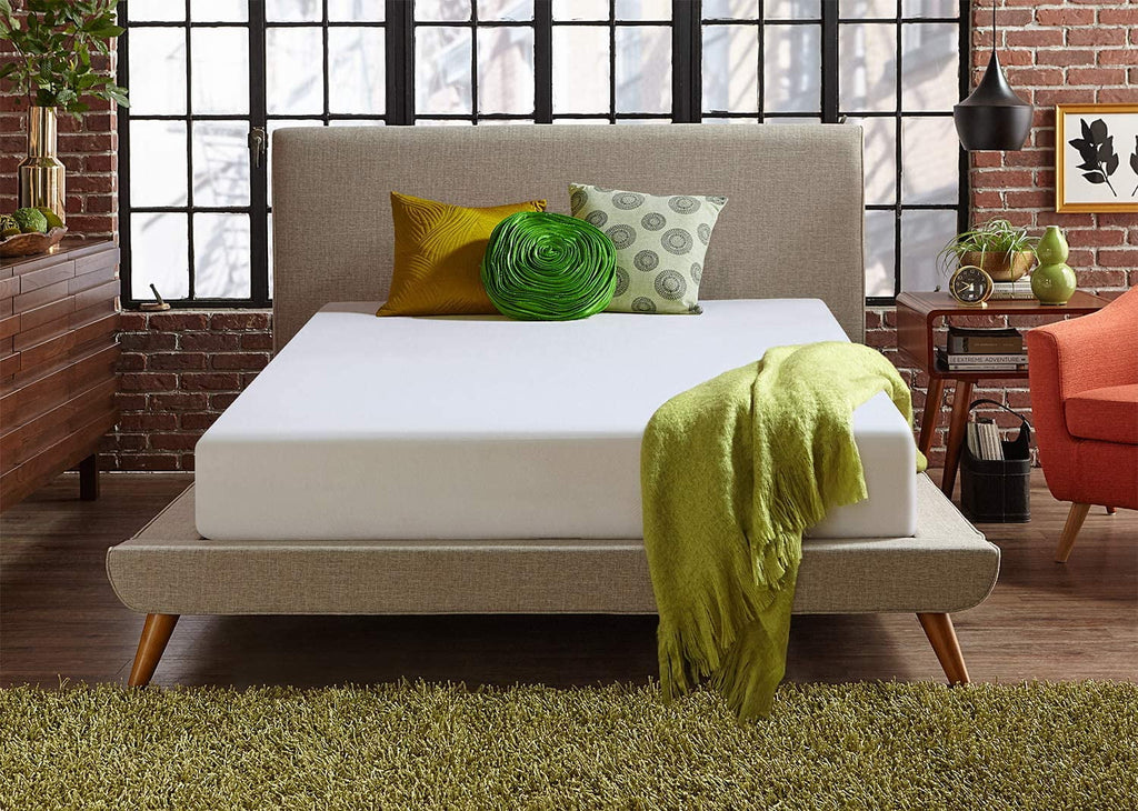 Queen White Medium Firm Memory Foam Mattress G6699