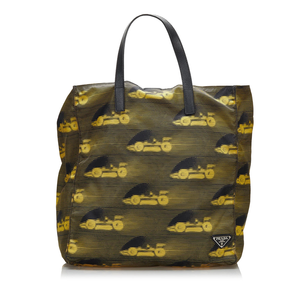 Yellow Nylon Satchel Y765