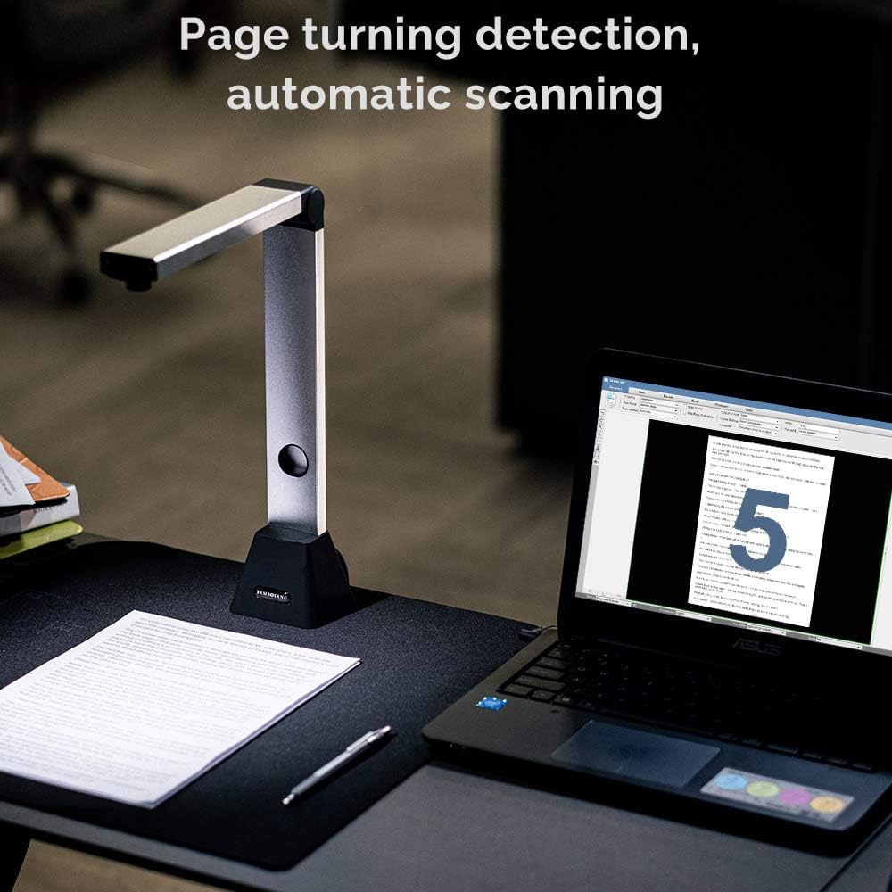 Portable Document Scanner with Multi-Language OCR F635562