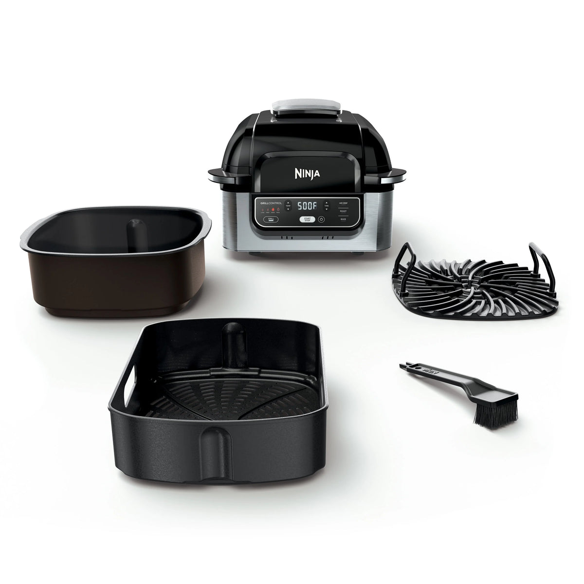 4-in-1 Indoor Grill with 4-qt Air Fryer W59433