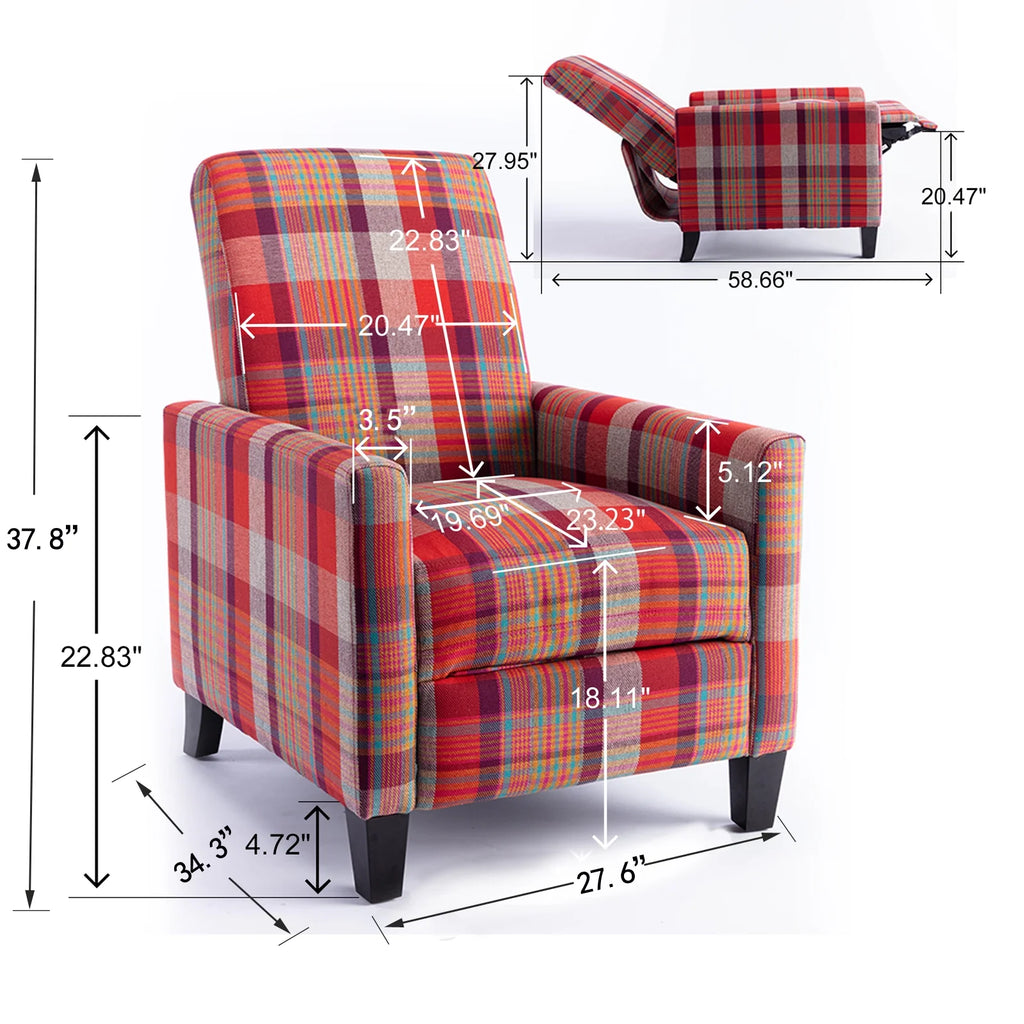 Red Recline Chair B335