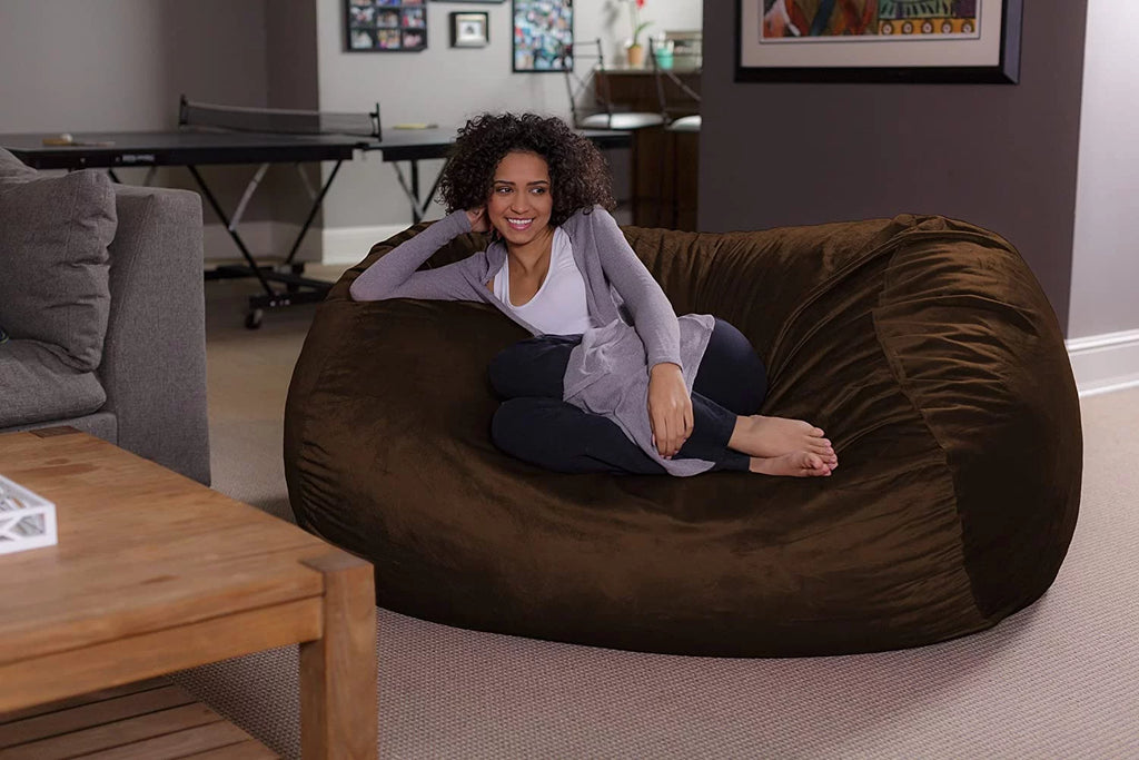 Chocolate XL Memory Foam Bean Bag Sofa S971926