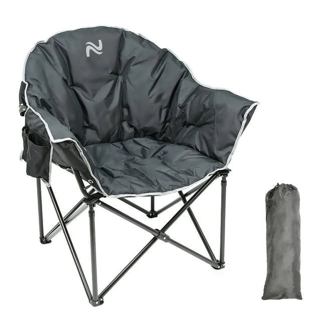 Oversized Folding Camping Chair with Cup Holder & Carry Bag G6136