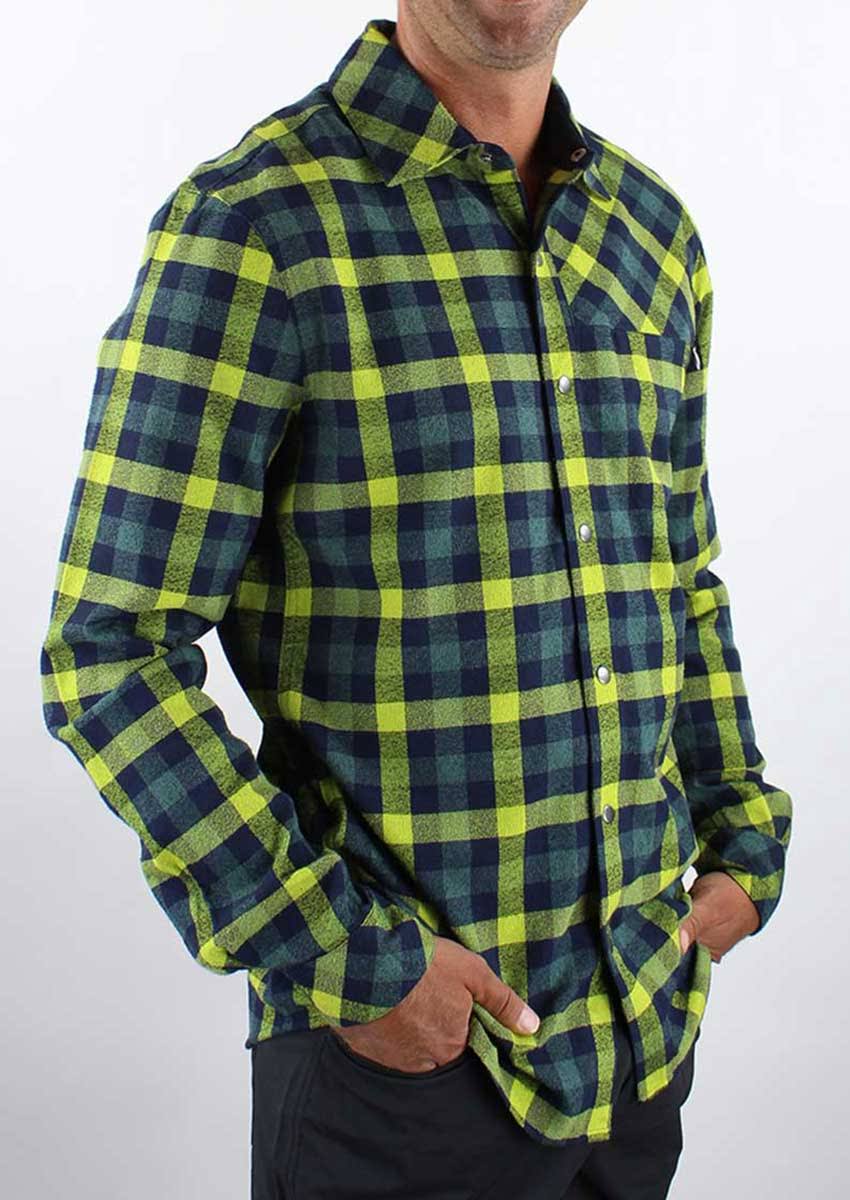 Lime Flannel Shirt H340