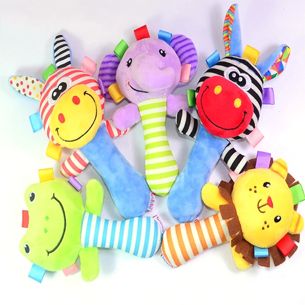 Frog Plush Rattle Toy for Infant X93786