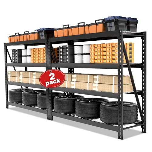 68" W x 24" D x 65" H 7200 LBS Heavy Duty Metal Shelving N904034