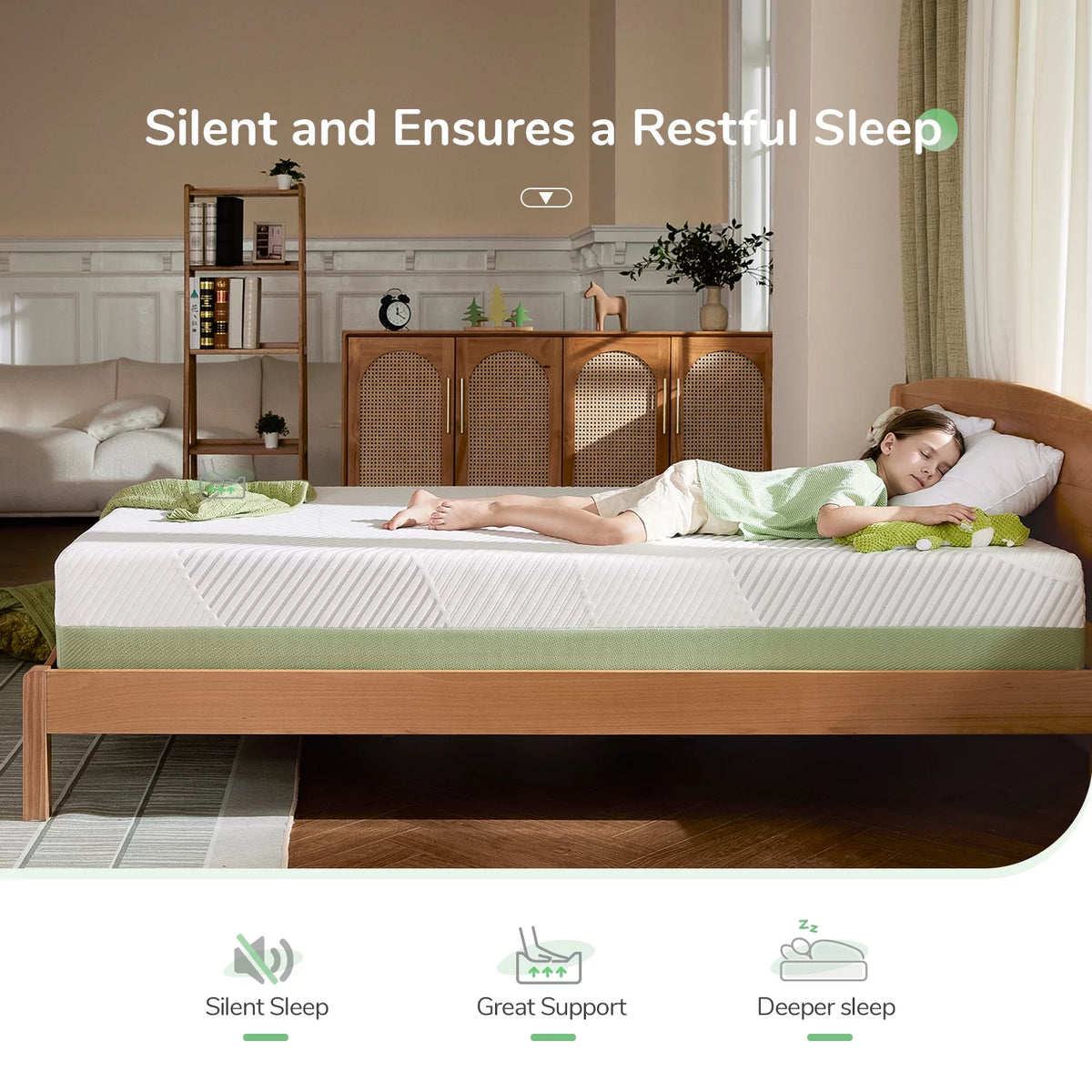 Twin 6 inch Gel Memory Foam Mattress Z6482