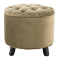 Spruce Tufted Storage Ottoman L50479